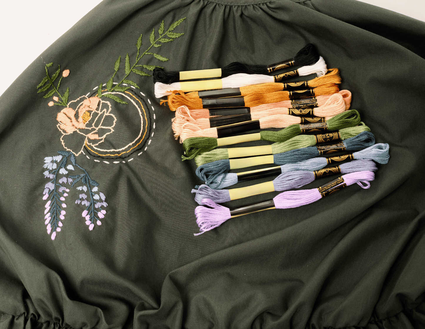 Ikebana Learn Embroidery Upcycling PDF Pattern Download
