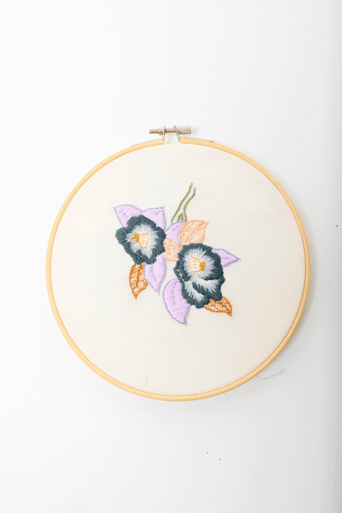 Camellia Learn Embroidery Upcycling Kit